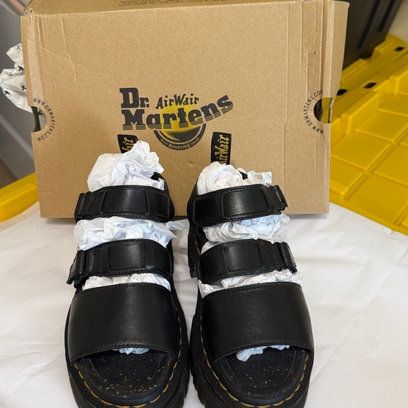 Dr. Martens Black Chunky Sandals - Picture 4 of 12